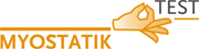 logo myostatik test